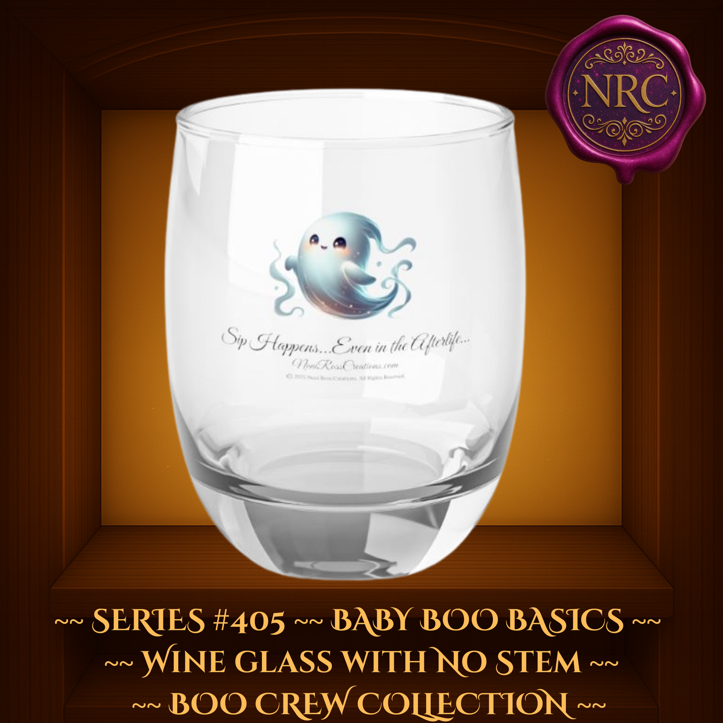 Phantom Sips Coffee Thermos Mug Series 404 in black with cute ghost and Sip Happens phrase – BOO Crew Collection