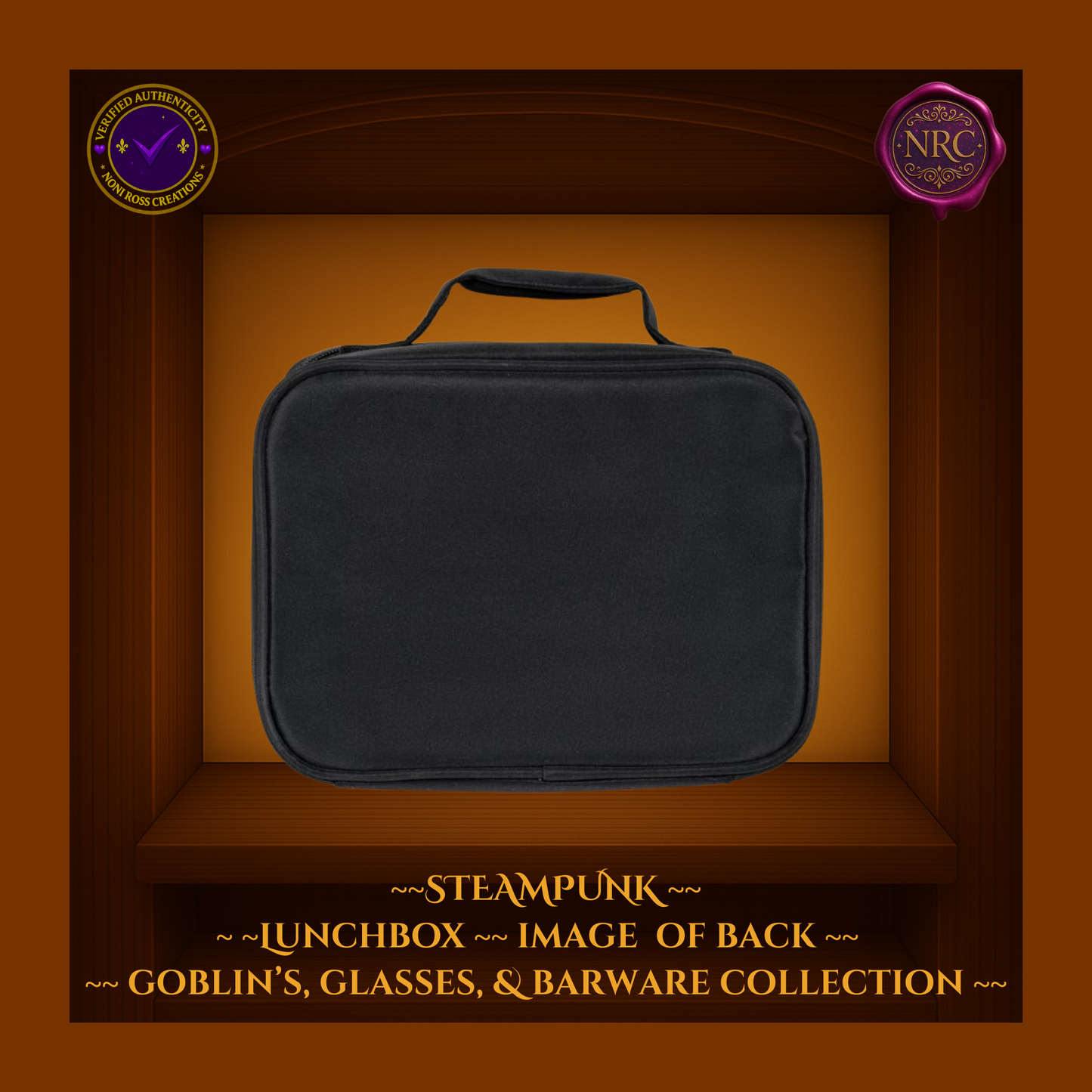 Steampunk Clockwork Lunchbox – Vintage Gear Design by Noni Ross Creations