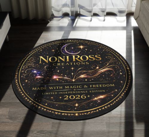 NRC Celestial Round Rug 60x60 | Luxury Cosmic Decor 2026