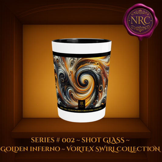 Wicked Shot Glass Ashenflare The Alchemist's Spell Collection by Noni Ross Creations