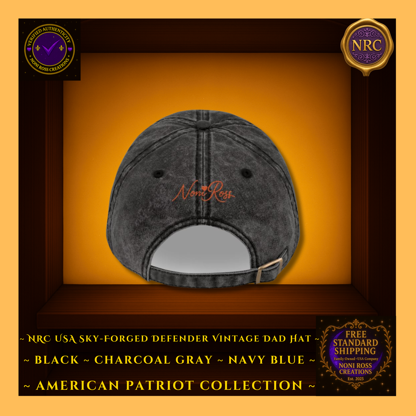 Gold Cubby | Black Vintage-Wash | Lifestyle – Close Fit Shot – Low-Profile Shape & Comfort Design