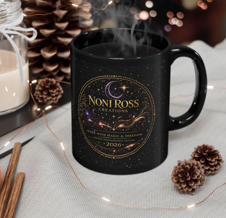 Luxury black coffee mug displayed in modern workspace with desk accessories
