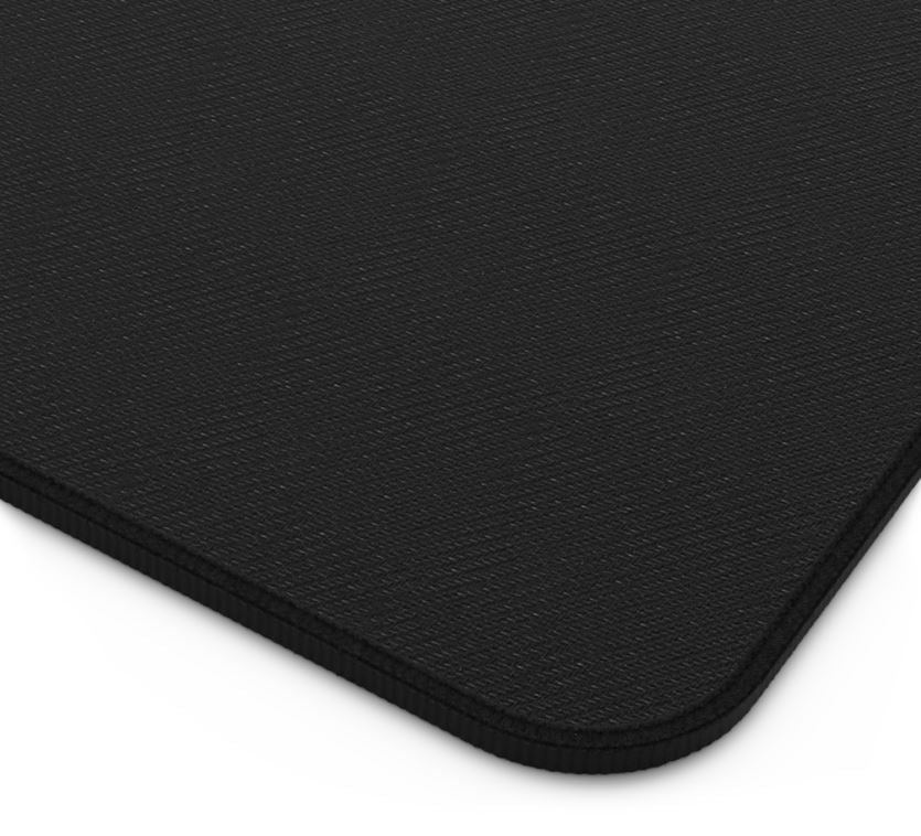 Back view of neoprene desk pad showing non slip textured base for stability on desk