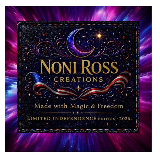 16x16 NRC celestial canvas wall art with gold logo design on black starry background