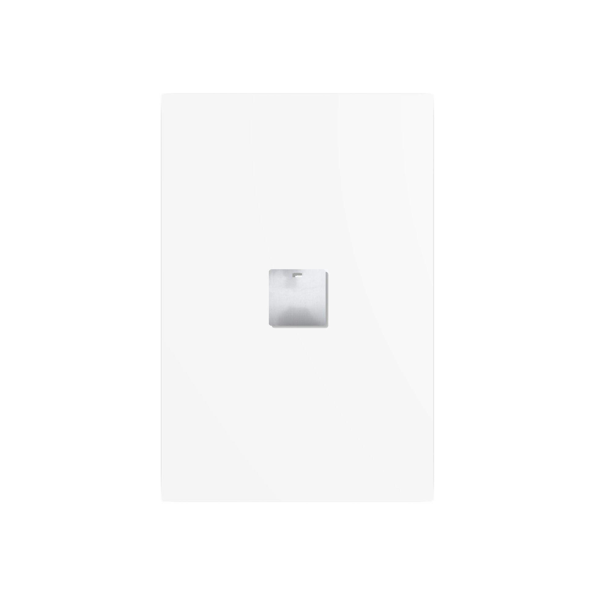 Backside of aluminum composite metal wall art panel with mounting hardware for indoor gothic fantasy décor