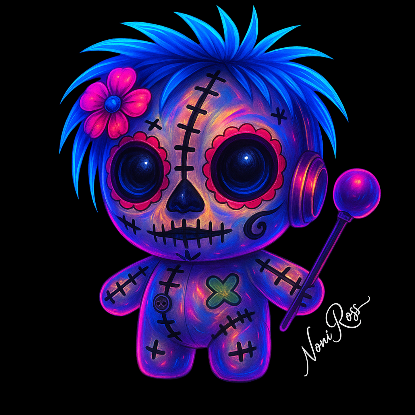 Voodoo Vixen Neon Doll Jersey Shirt | NRC Signature