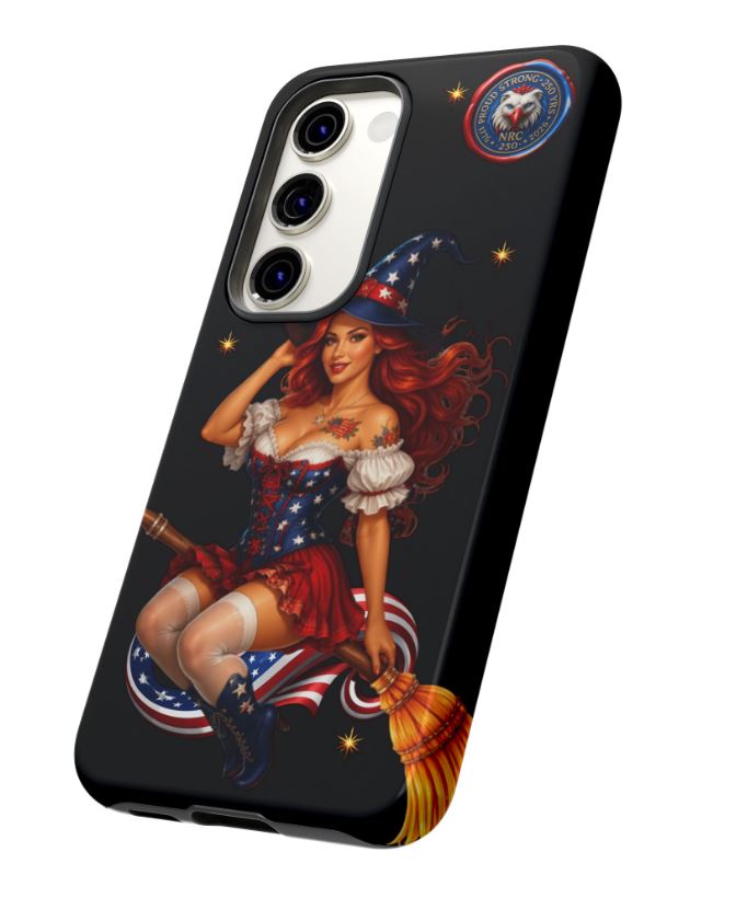 side angle view of Samsung S23 case showing slim protective profile