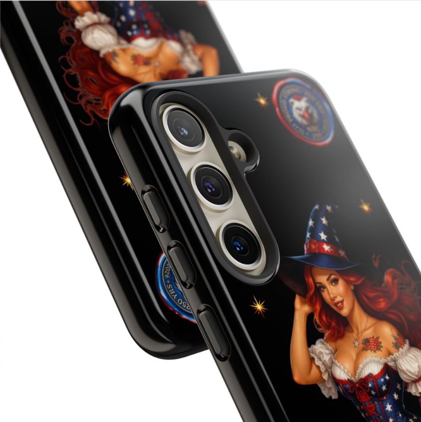 Samsung S24 case displayed in lifestyle scene highlighting premium design