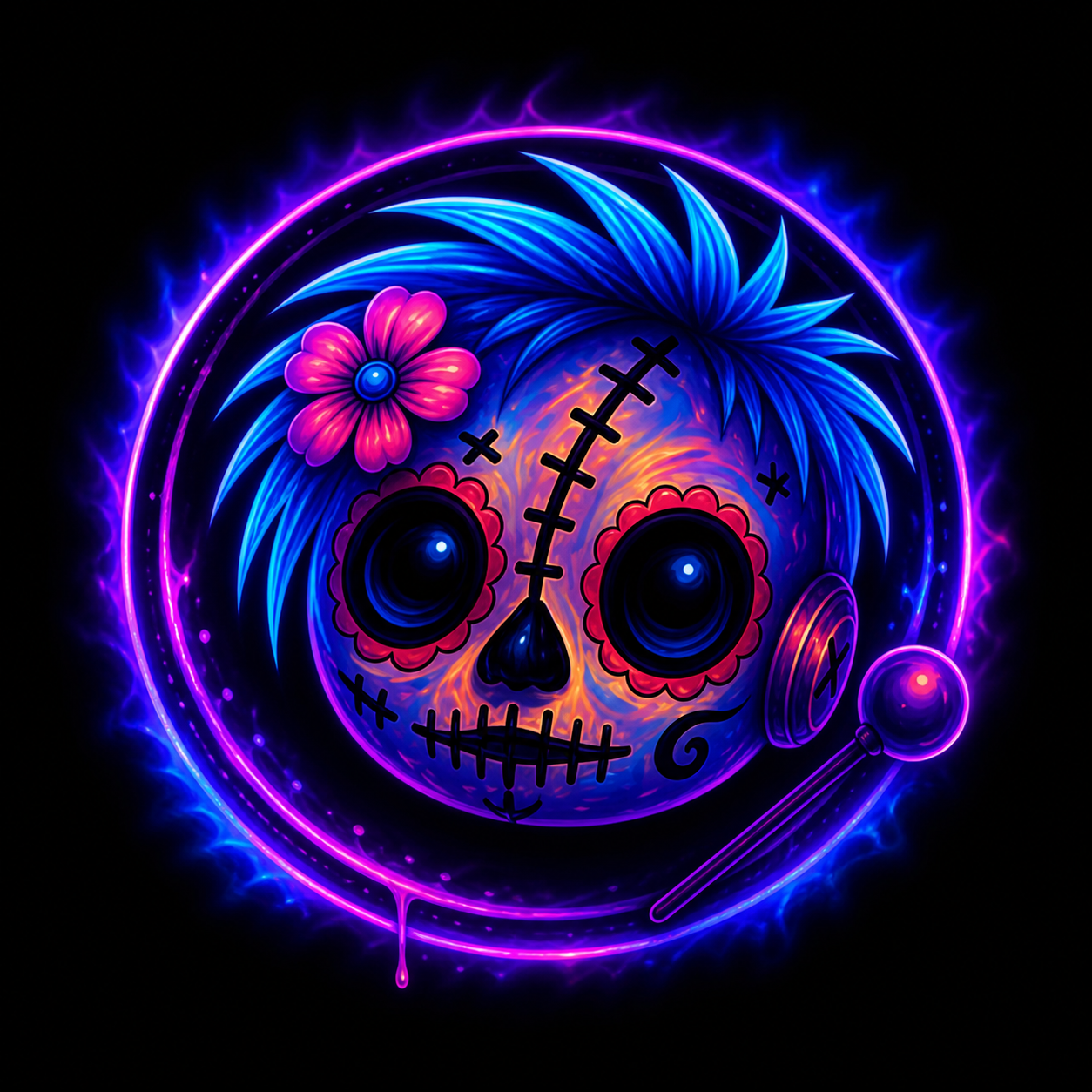 Voodoo Vixen Neon Doll Jersey Shirt | NRC Signature