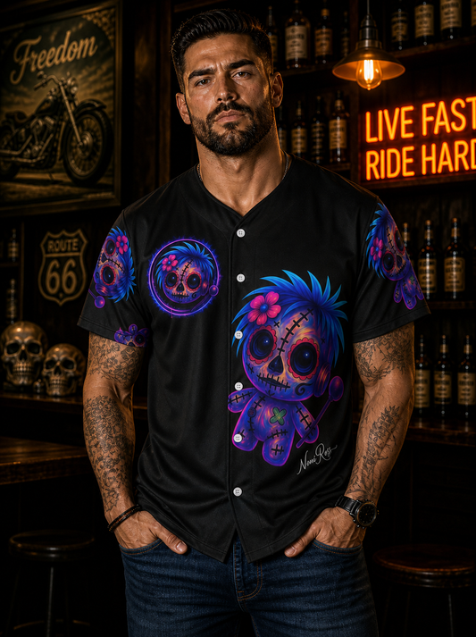 Voodoo Vixen Neon Doll Jersey Shirt | NRC Signature